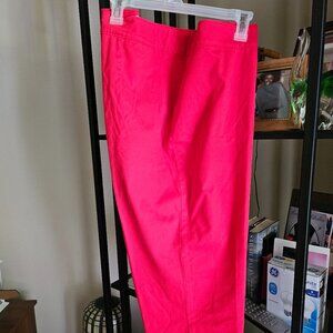 Monroe and Main Red Chop Pants. Size 22